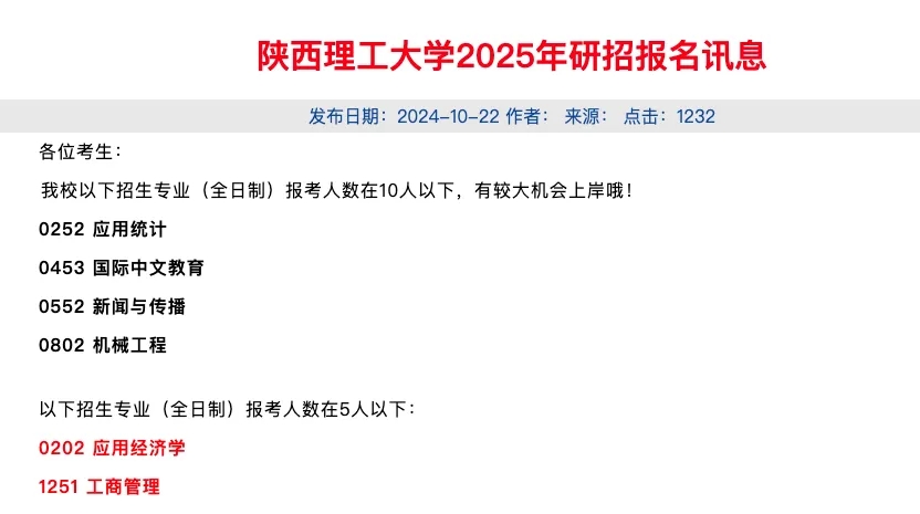 今年報名人數繼續減少?多家院校2025考研報名數據公布 今年報名人數繼續減少?多家院校2025考研報名數據公布